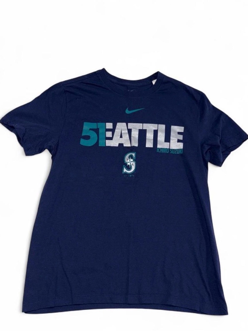 Men's Classic The Nike Tee Seattle Mariners Crew Neck T-Shirt size Medium